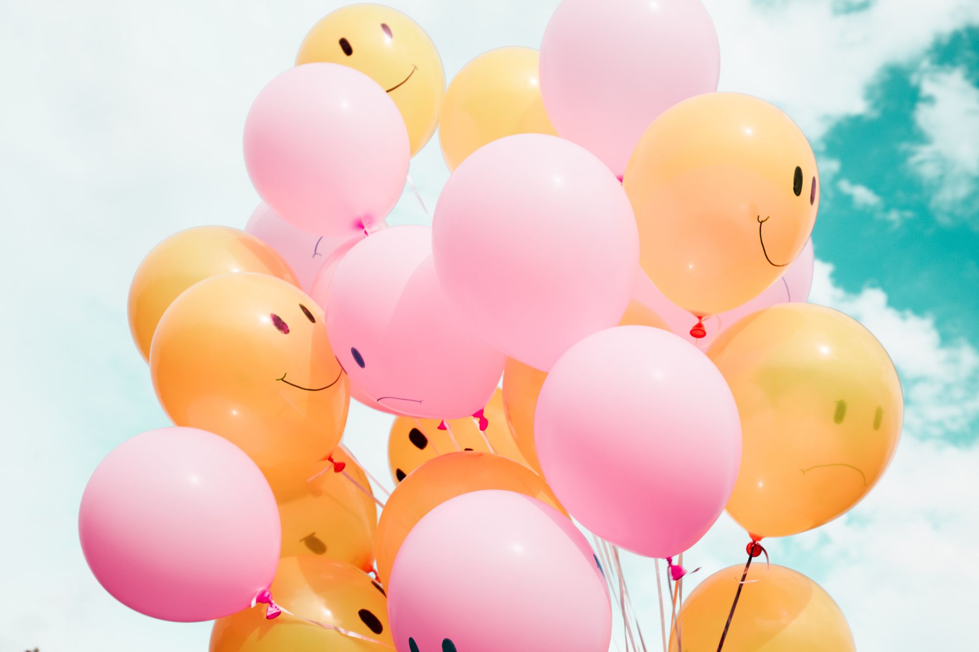 Smile balloons for happier life