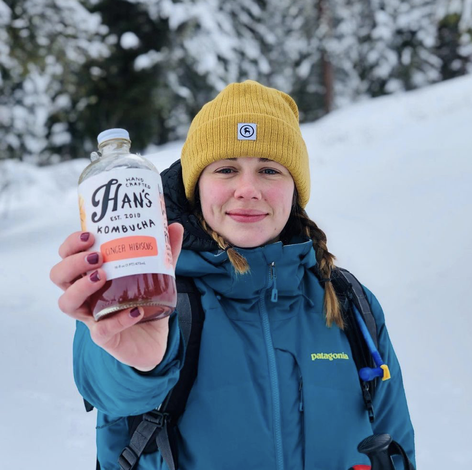 A woman founded and led business - Han's Kombucha