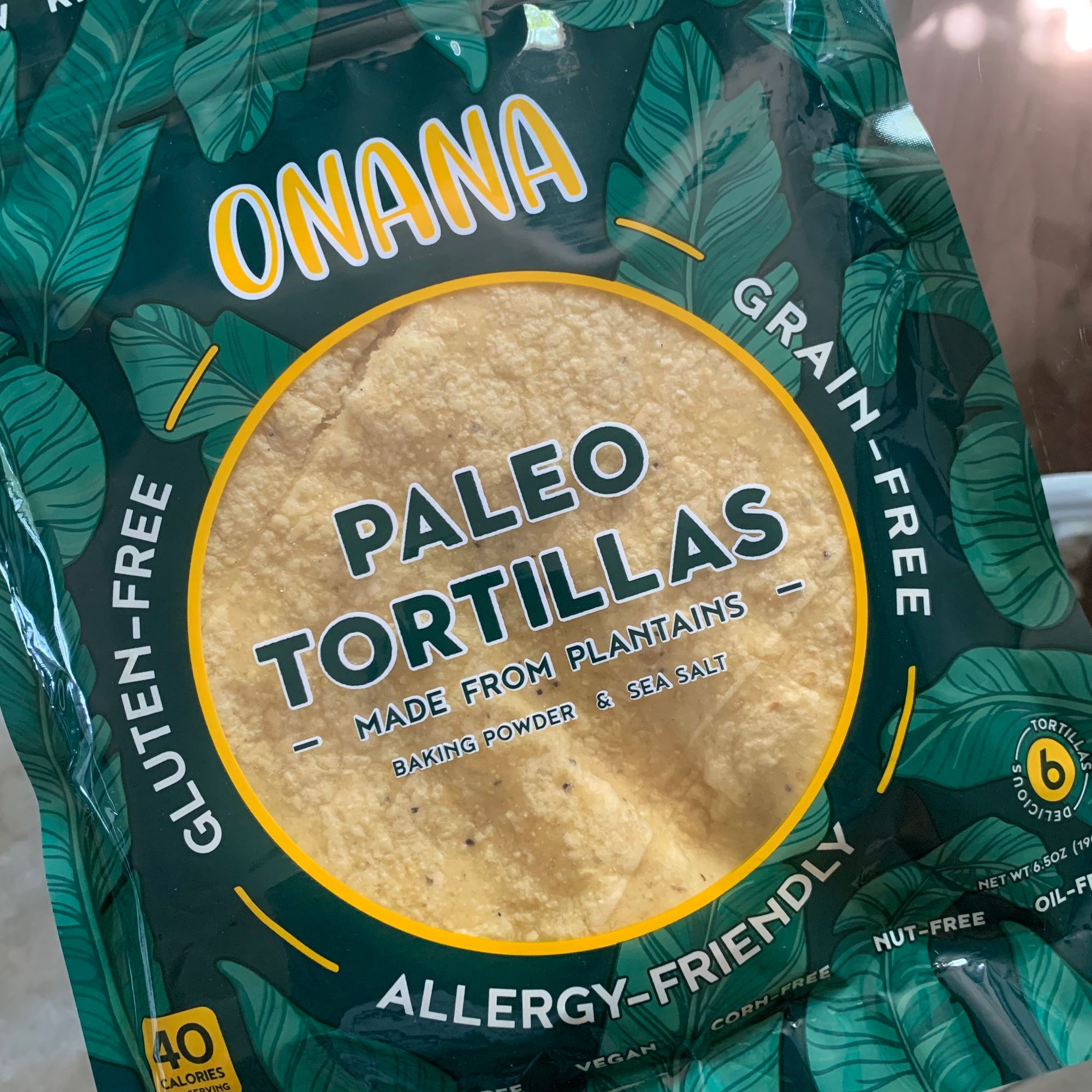 Onana gluten-free tortillas