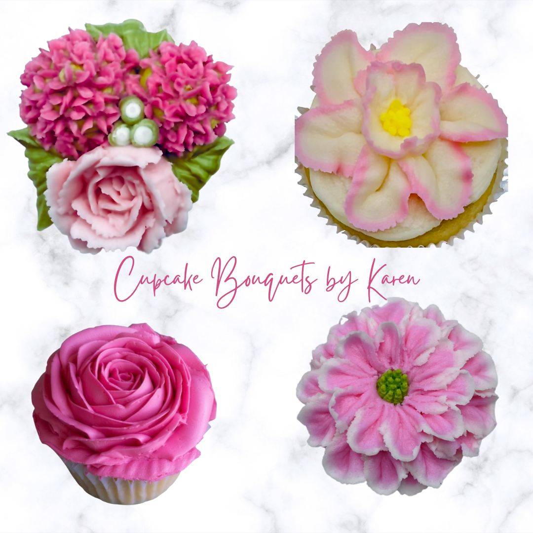 The Pink Dragonfly - Cupcake Bouquets by Karen