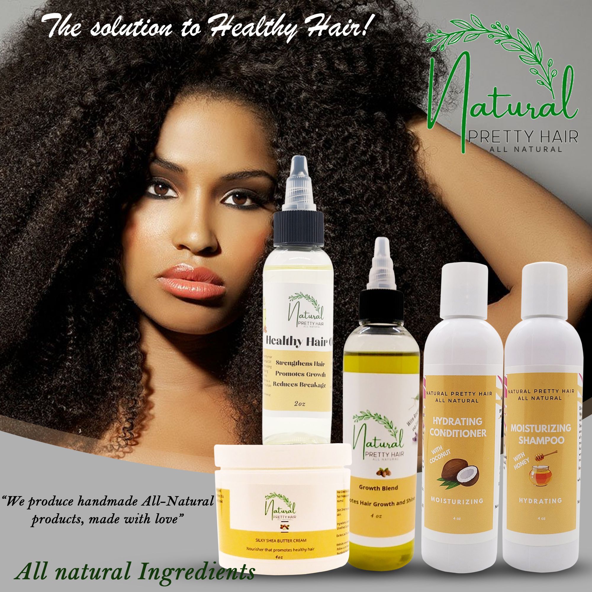 Home of Natural Oils, Hair & Body Needs -Natural Pretty Hair