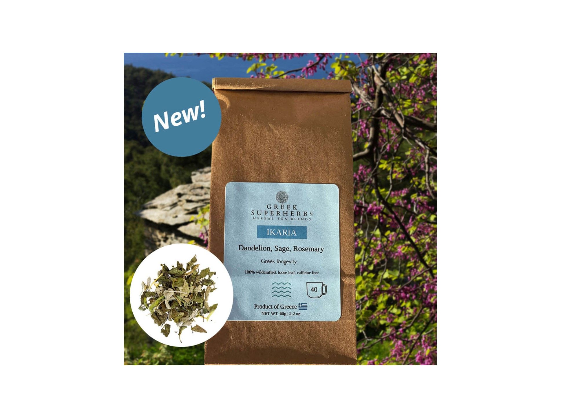 Premium Herbal Tea Blends - Greek Superherbs