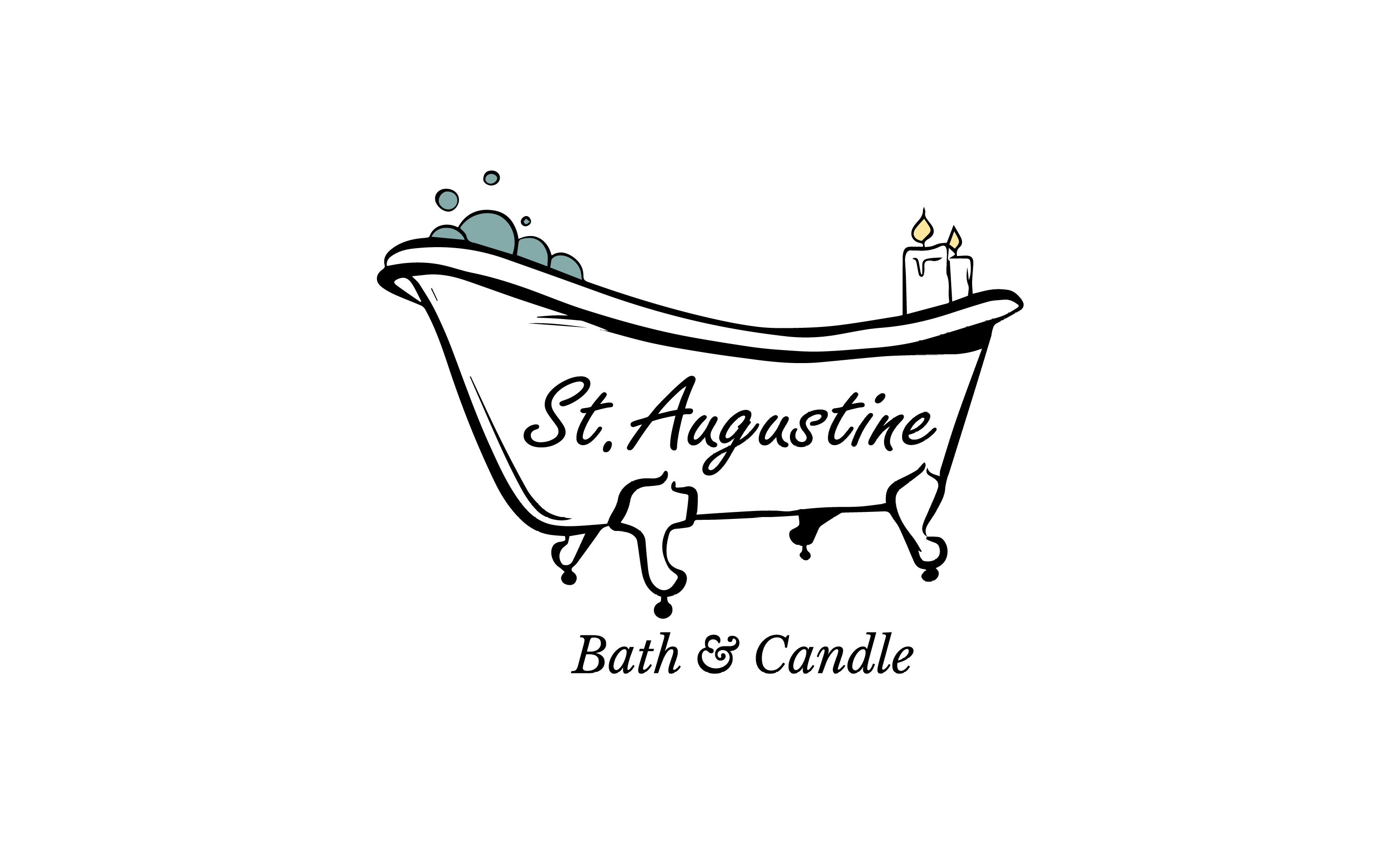 St Augustine Bath & Candle - Carl Hochreiter