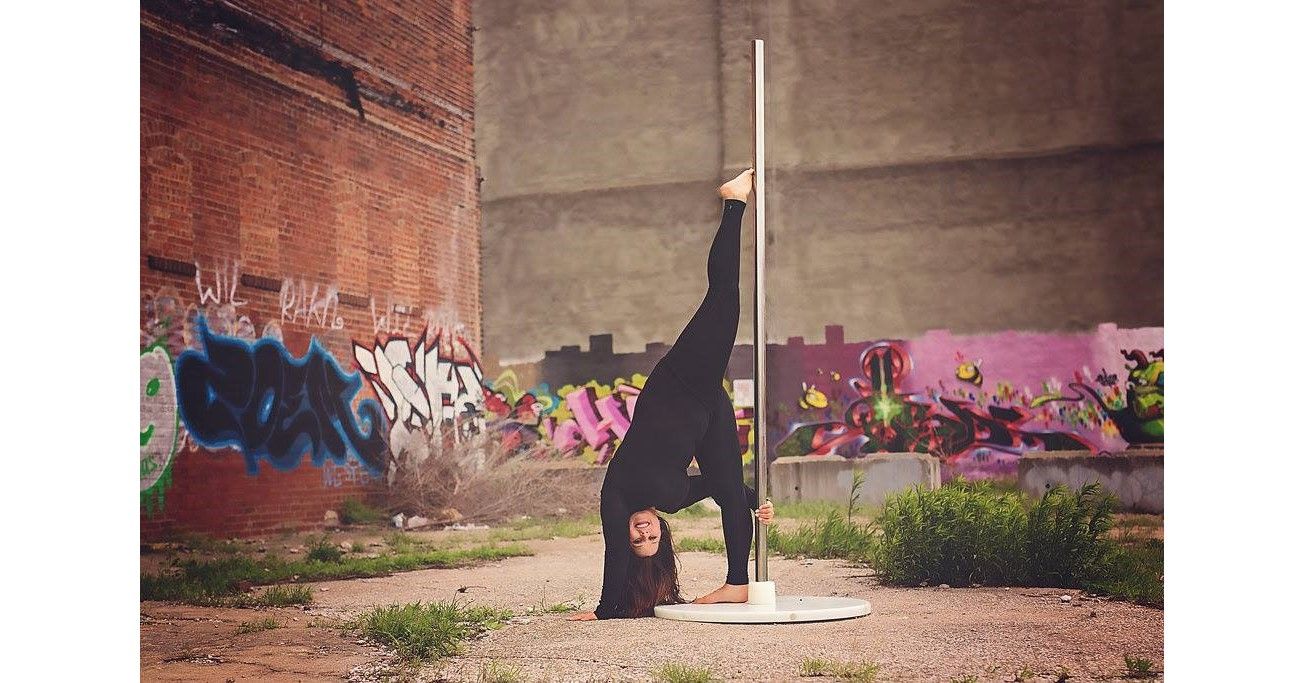 Combining Pole Fitness With Yoga - Carla Frankoviglia-Gilfry